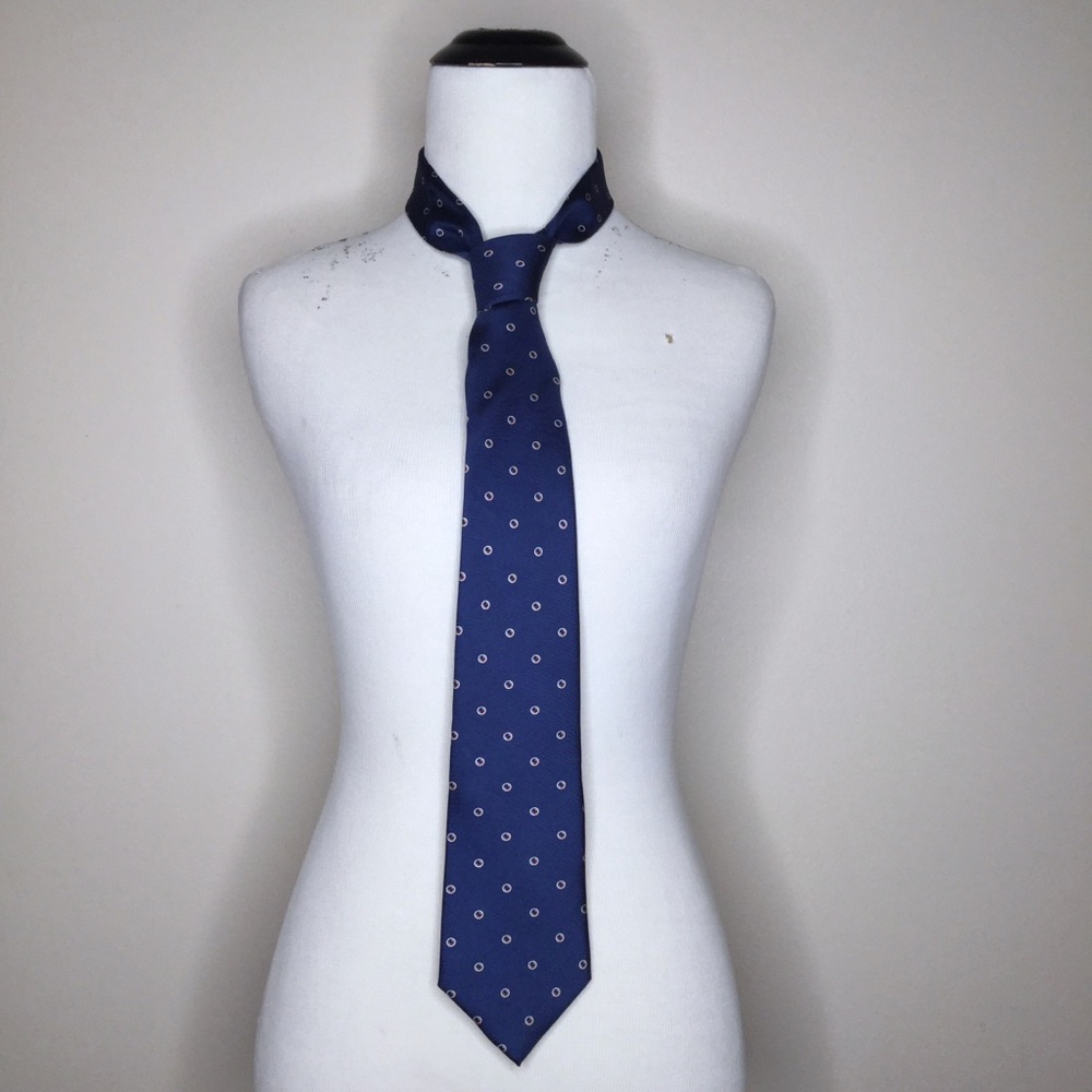 Christian Dior Blue Silk Tie